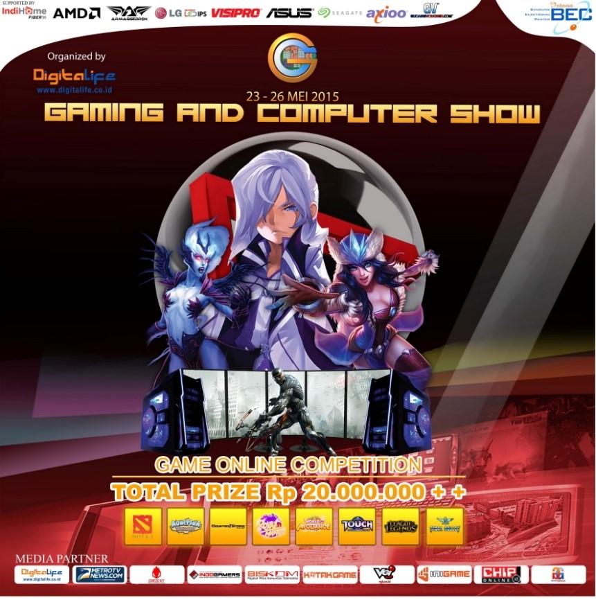 Gaming and Computer Show (GCS) 2015 Ramaikan Kota Bandung!