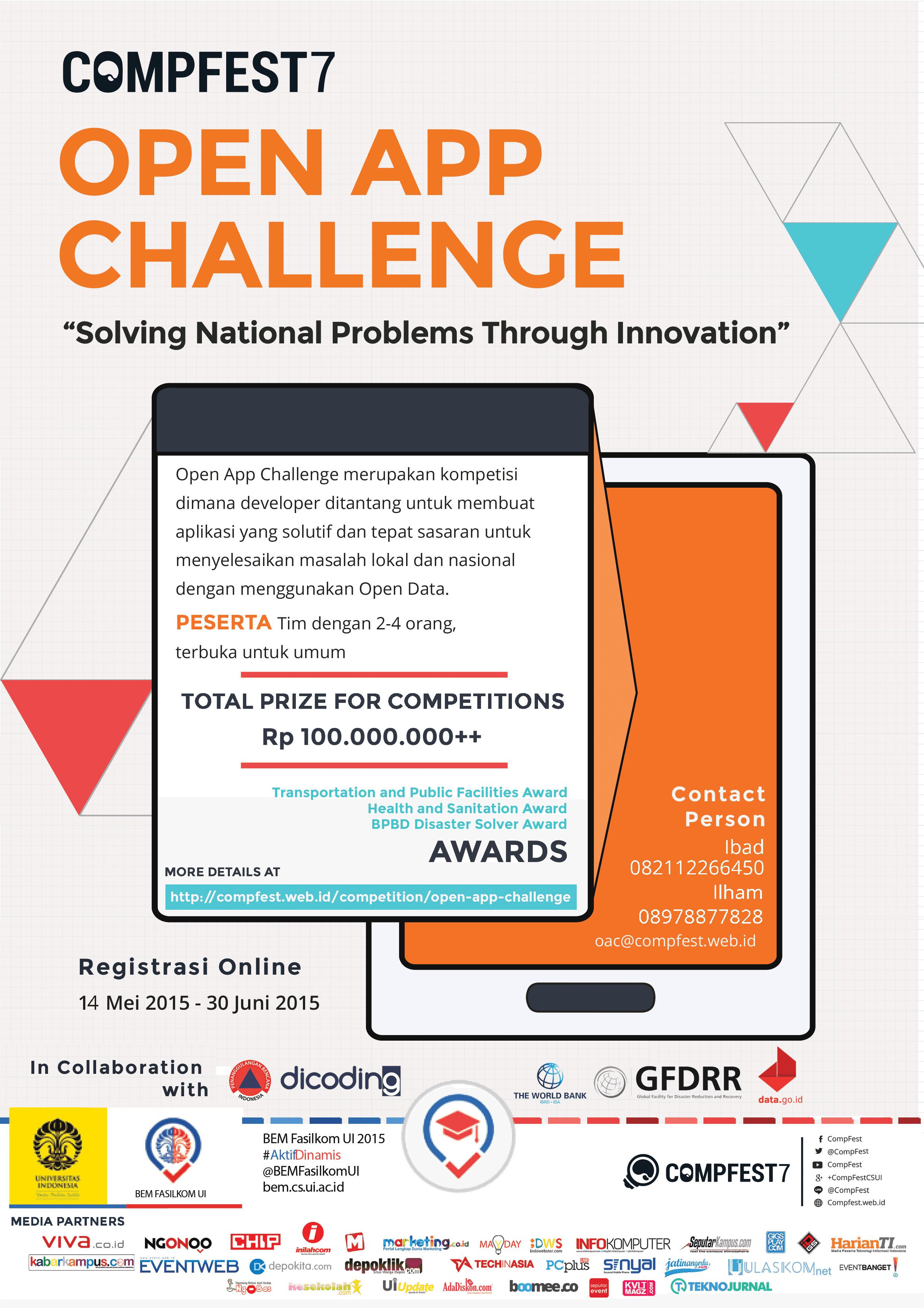 Tantang dirimu di Open App Challenge CompFest7!