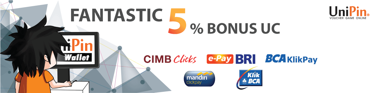 Fantastic 5, Bonus 5% UniPin Credits!