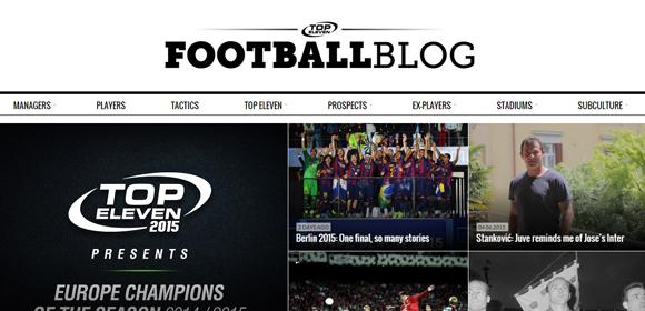 Top Eleven Meluncurkan Blog Tentang Sepakbola dan Top Eleven Football Manager