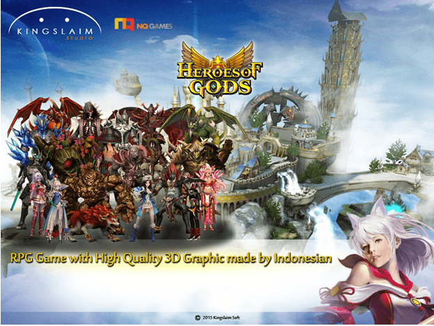 Heroes of Gods: Game Mobile Karya Desainer Indonesia!