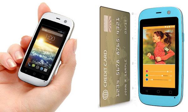 Unik, Smartphone Android Ini Hanya Seukuran Kartu Kredit!