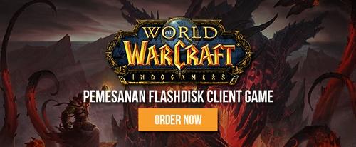 Client World of Warcraft Indogamers Tersedia Dalam Bentuk Flashdisk! Beli Sekarang Juga!