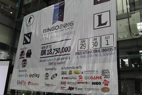 BINGO 2016 Resmi Dimulai, Puluhan Tim eSports Siap Berlaga!