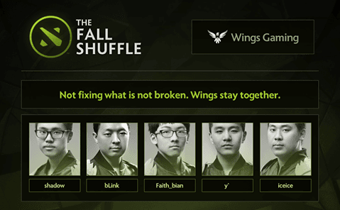 Sama Seperti Na'Vi, Tak Ada Perubahan Pemain di Tim Dota 2 Wings Gaming