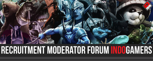 Indogamers Buka Rekrutmen Moderator Forum!