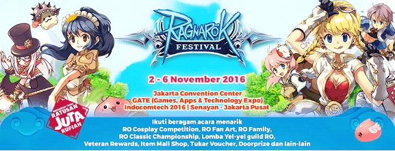 Persiapkan Diri Kalian! Ragnarok Festival 2016 Segera Digelar!