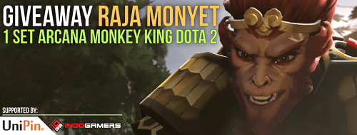 Duet Maut Dengan Unipin, Indogamers Adakan Giveaway Set Arcana Monkey King Dota 2!