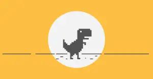 Ilustrasi game Dinosaurus di Google. (Sumber: Naked Ideas)