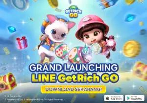 Line meluncurkan game LINE GetRich GO board game mobile dengan pengalaman bermain yang menyenangkan (FOTO: Dok.Line)