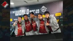 Alter Ego (AE) di panggung internasional M7 World Championship Mobile Legends (FOTO: Indogamers/Rozi)