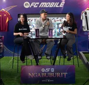 Shayne Pattynama hadir di EA SPORTS FC Mobile Ngabuburit di di M Bloc Space, Jakarta. (FOTO: Dok.fc mobile)