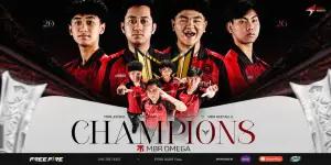 MBR Omega Juara FFNS 2026 Fall (FOTO: Dok.FreeFire)