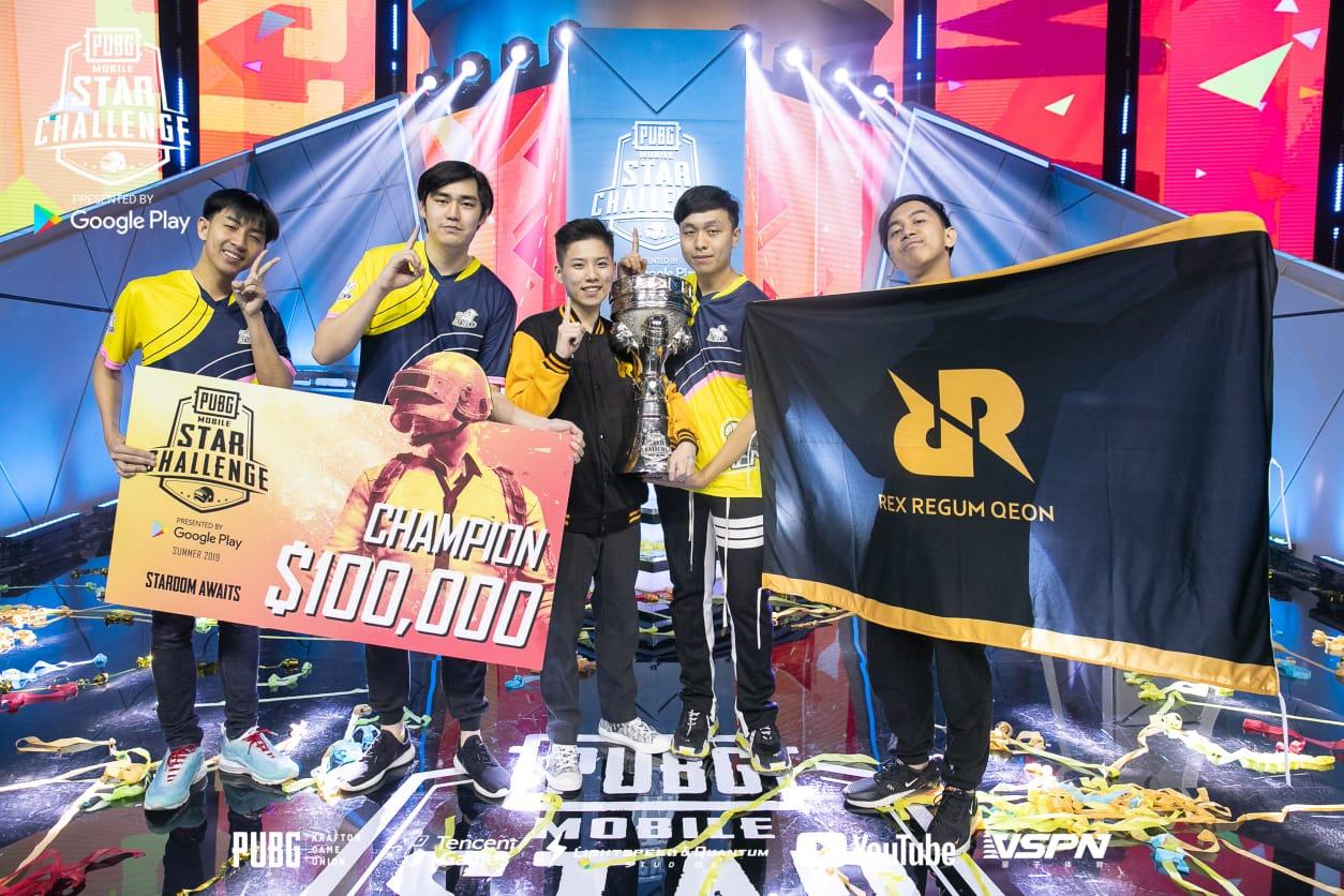 Kolaborasi dengan RRQ Athena, Kenboo Berhasil Juara di PUBG Mobile Star Challenge 2019