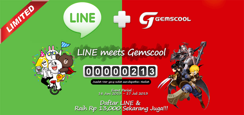 Gemscool Bagi-Bagi Voucher Gratis Lewat Event LINE meets Gemscool!